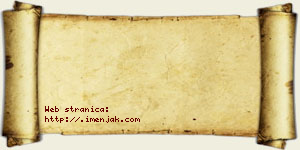 Jana Bogunović vizit kartica